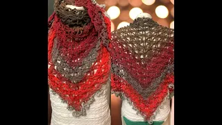 Tuto châle, chèche au crochet @AlextitiaTutoCrochet