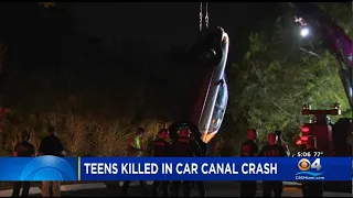 Teens Killed After Car Crashes Into Sunrise Canal