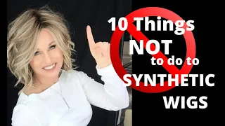 10 Things N🚫T to do to SYNTHETIC WIGS | TAZS Tips & Tricks