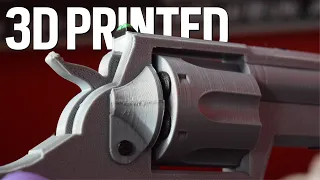 3D Printed Magnum Revolver - Print Ideas - Free 3D Model