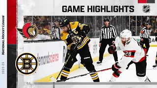 Senators @ Bruins 3/21 | NHL Highlights 2023