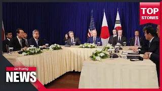 Yoon, Biden, Kishida reaffirm extended deterrence against North Korea; Yoon in Bali for G20