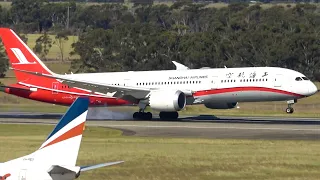 30 HEAVY TAKEOFFS and LANDINGS in 25 MINUTES | Melbourne Airport Plane Spotting [MEL/YMML]