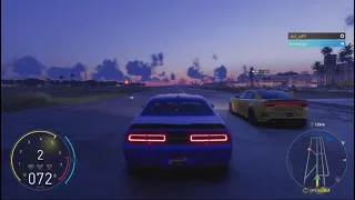 The crew motorfest Dodge challenger demon VS Dodge charger hellcat redeye