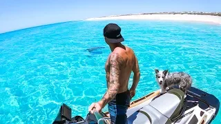 CLEAREST WATER EVER!! The Boys First Trip In Our New Boat - Ep 141