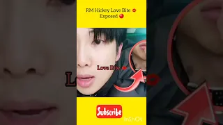 RM Hickey Love Bite Exposed 🔴 #RM #KimNamjoon #V #BTS #Shorts