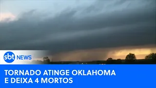 Série de tornados atinge Oklahoma, nos Estados Unidos | #SBTNewsnaTV (29/04/24)