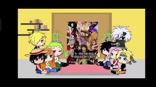 One Piece x Naruto reacts GC (Gacha Club) Pt-1/? pls read the description