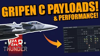 War Thunder WHAT can we EXPECT from the GRIPEN C? Performance, Sensors & LOADOUTS that it can use!