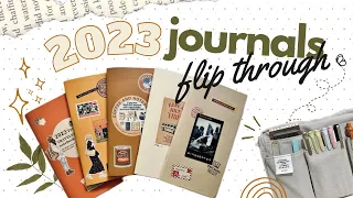 2023 Journals Flip Through📔 Traveler's Notebook (memory-keeping, short trip, and travel journal)