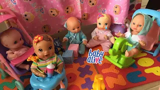 BABY ALIVE Newborn twins daycare Routine