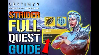 Destiny 2: Strider FULL QUEST GUIDE! How To Get The "Winterbite" EXOTIC Glaive (Quest Guide)