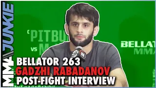 Gadzhi Rabadanov talks debut win, potential return in targeted Moscow event | Bellator 263