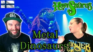 IS THIS REAL?! 🦖🤘| Hevisaurus - Hevimetallisarvet | First Time REACTION