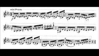 Niccolò Paganini - Caprice for Solo Violin, Op. 1 No. 19 (Sheet Music)