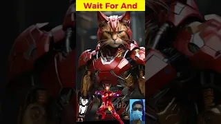 💥Superhero's But Robot cat 🐱 (all Superheros) #Hulk #Spiderman #shorts #shortvideo #tiktok