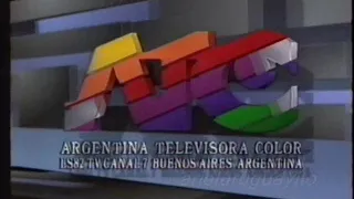 ATC Canal 7 Argentina ID 1991 (Audio Efecto Estéreo)