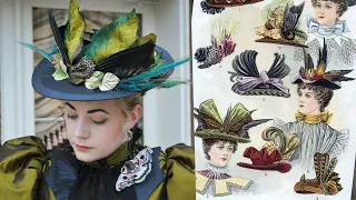 Making The Mandragora 1890s Hat // The Mandragora Day Gown