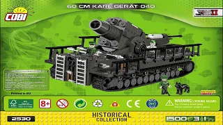 Cobi Instructions | Small Army / WW2 | 2530 | Karl-Gerät 040 (600 mm)