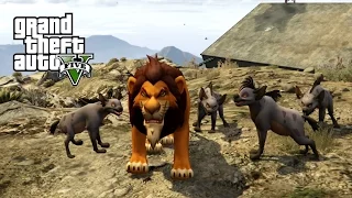 THE LION KING w/ SCAR!! (GTA 5 Mods)