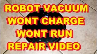 ROBOT VACUUM REPAIR WONT RUN PURE CLEAN PUCRC99