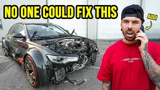 REBUILDING A WRECKED AUDI RS6 GT3 #2