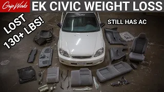 Weight Reduction WITHOUT Ruining Your Car - Interior, Wipers, Seatbelts, Airbag
