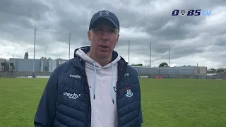 Dublin U20 Hurling manager Shane O'Brien reacts to U20 Hurlers win over Westmeath this afternoon