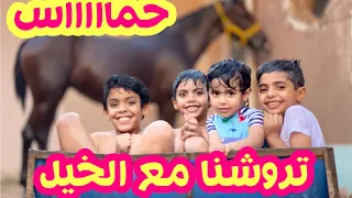 تروشنا مع الخيل🐎🪣🧽| يوم النظافه فالمربط يوم منعش|horse care.😍