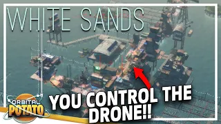 DRONE COMMANDER Base Builder!?! - White Sands - Survival Management Combat Game