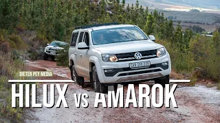 Toyota Hilux vs VW Amarok 4x2 Test | Grabouw 4x4 Trail