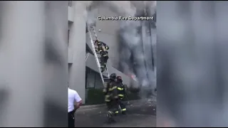 Woman rescued from SC house fire