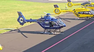 Bundespolizei Ec135 T2+ landing after the first test flight at EDKB