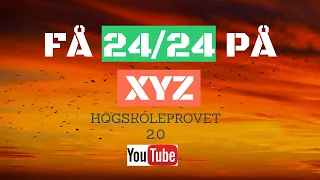 Högskoleprovets alla XYZ frågetyper