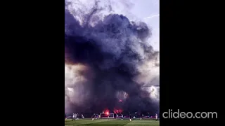 Ajax vs Feyenoord Ultras fans Chaos Match abandoned 🤯