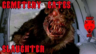Tasmanian Devil - Van Scene - Mutant Creature - Monster Movie - Cemetery Gates