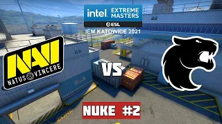 Группа B. NAVI vs FURIA. Map-2 Nuke. IEM Katowice 2021