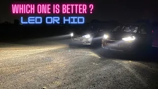 What is the difference between HID and LED ?