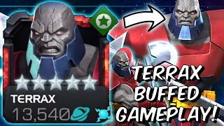 Buffed Terrax 5 Star Gameplay! - Great Utility With A Big Damage Buff! - Marvel Contest of Champions