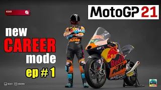 MotoGP 21 Career Mode Gameplay ep 1/ STARTING OUR MOTO3 CAREER how to play / Red Bull KTM Tech 3