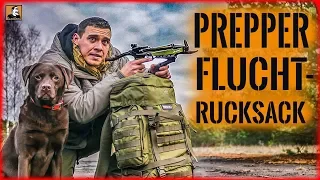 Flucht mit PREPPER NOTFALL RUCKSACK | ÜBERLEBEN im ERNSTFALL | Survival Mattin