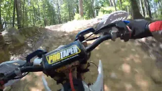 YZ250X Sends it up "Easy" Side of Daniel at the Uwharrie OHV Trail System NC