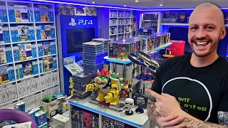 Game Room Tour - Expansion! Too Many Games!