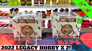 Opening 2022 Panini Legacy Football Hobby Box x 2