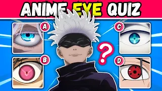 ANIME EYE QUIZ 👁️🕹️ | Guess The Anime By Eyes - (VERY EASY - HARD)