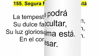 155  Segura Mi Esperanza Está