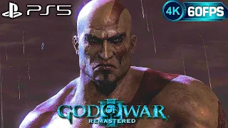 God Of War 3 Remastered (2024) FULL GAME STORY WALKTHROUGH (PS5 ULTRA 4K 60FPS) - No Commentary