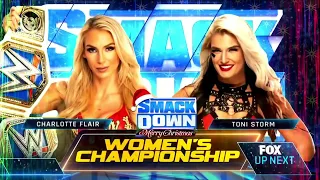 Charlotte Flair VS Toni Storm 1/2