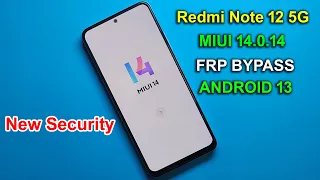 REDMI NOTE 12 5G MIUI 14 FRP BYPASS ANDROID 13 | REDMI NOTE 12 GOOGLE ACCOUNT UNLOCK 2024 |