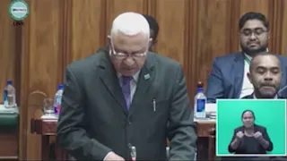 Bainimarama's speech that gets him suspended from Parliament - 2023